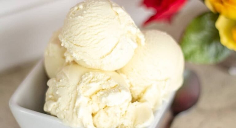 Homemade Vanilla Ice Cream for Cuisinart Ice Cream Maker